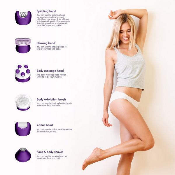 PURSONIC 6-in-1 Smooth Glide Epilator #3