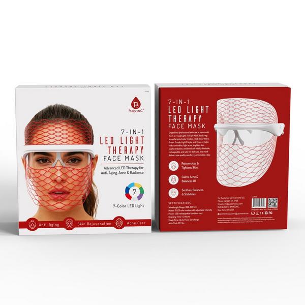 PURSONIC 7-in-1 LED Light Therapy Face Mask #5