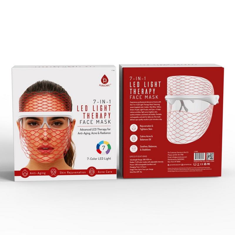 PURSONIC - 7-in-1 LED Light Therapy Face Mask | Ulta Beauty