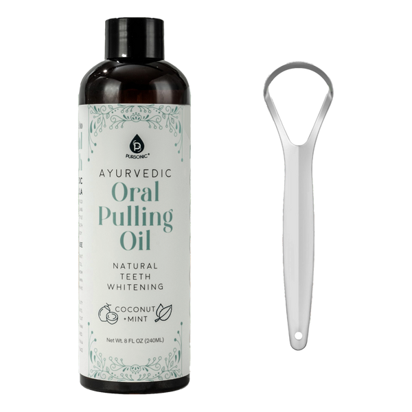 PURSONIC Oral Pulling Oil with Tongue Scraper #1