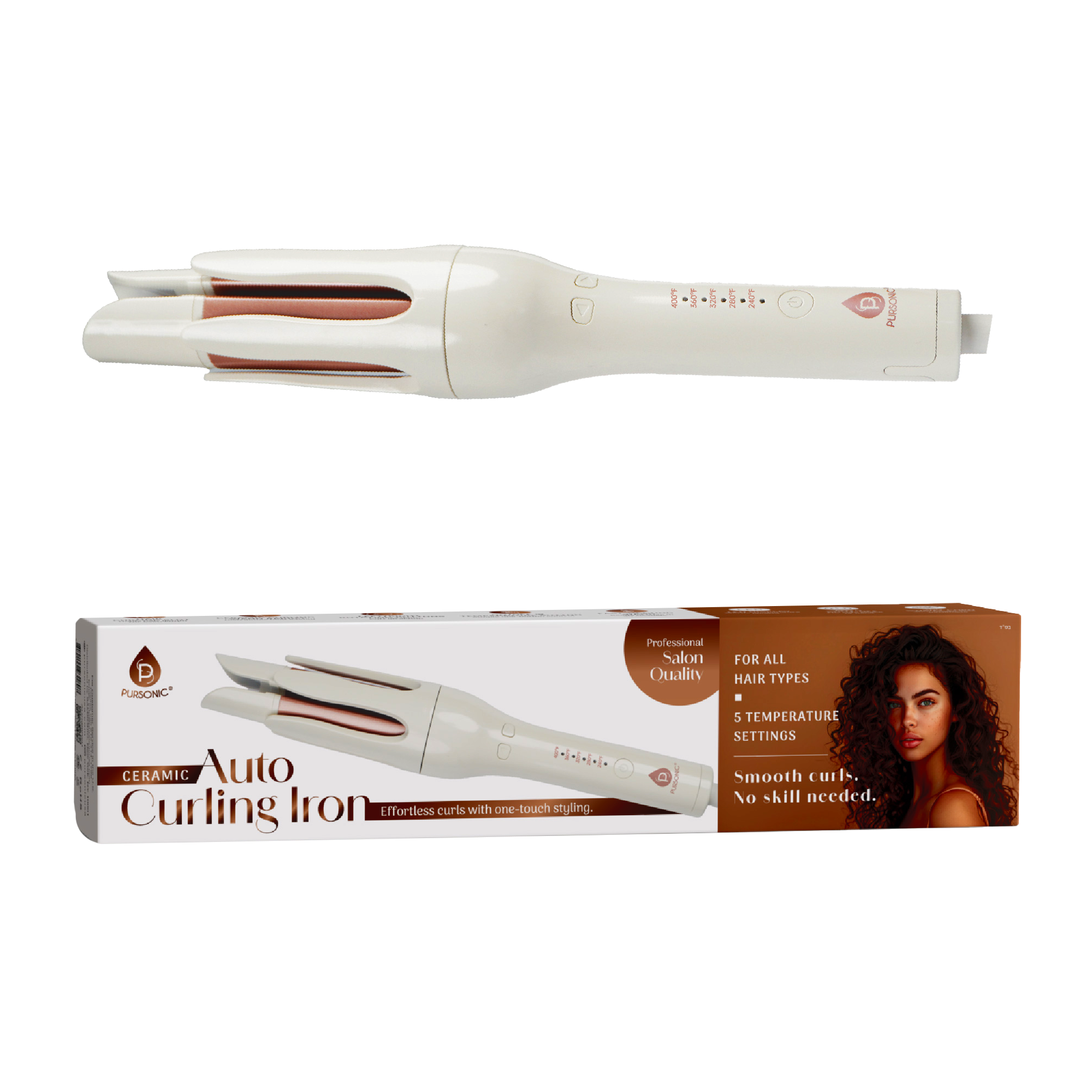 PURSONIC Automatic Curling Iron #1
