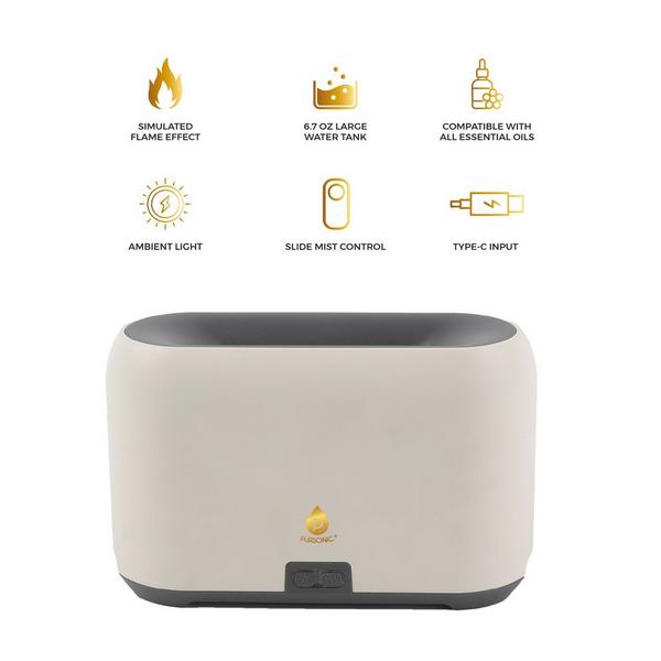 PURSONIC Essential Oil FlameGlow Aromatherapy Diffuser #2