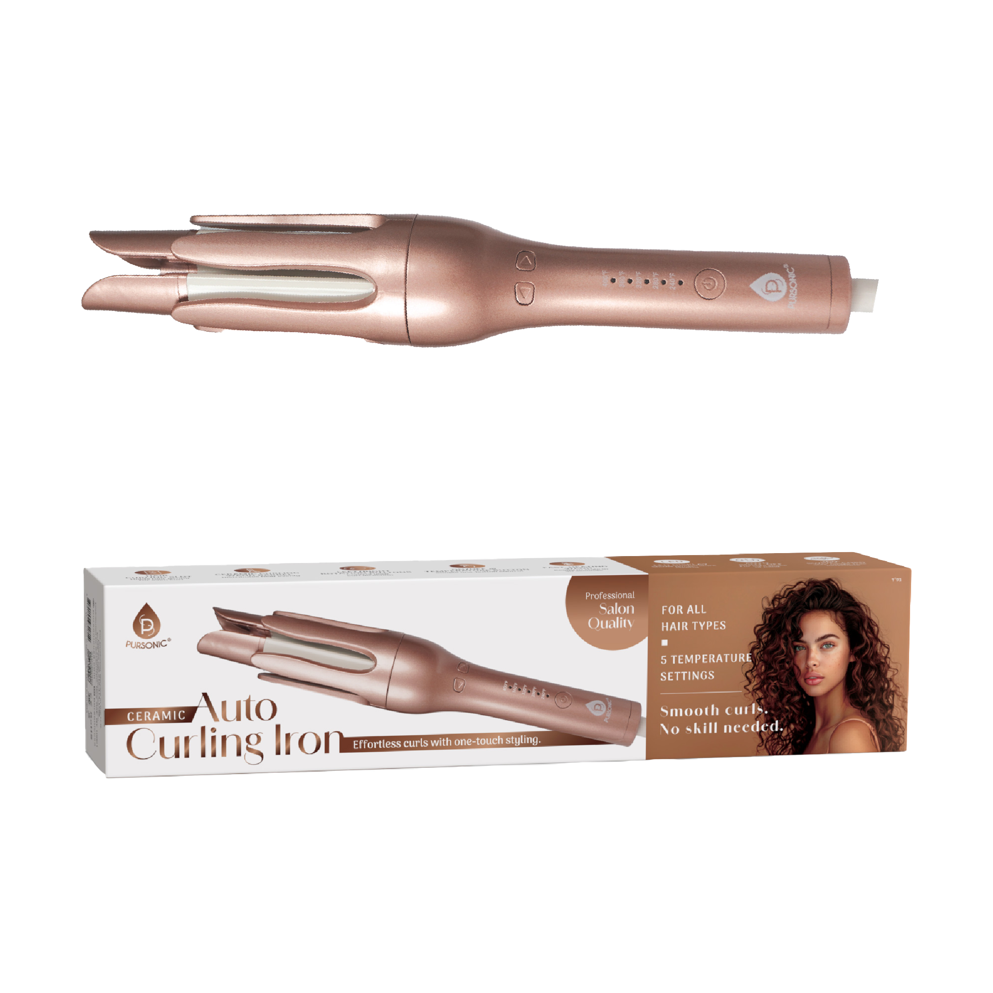 PURSONIC Automatic Curling Iron #1