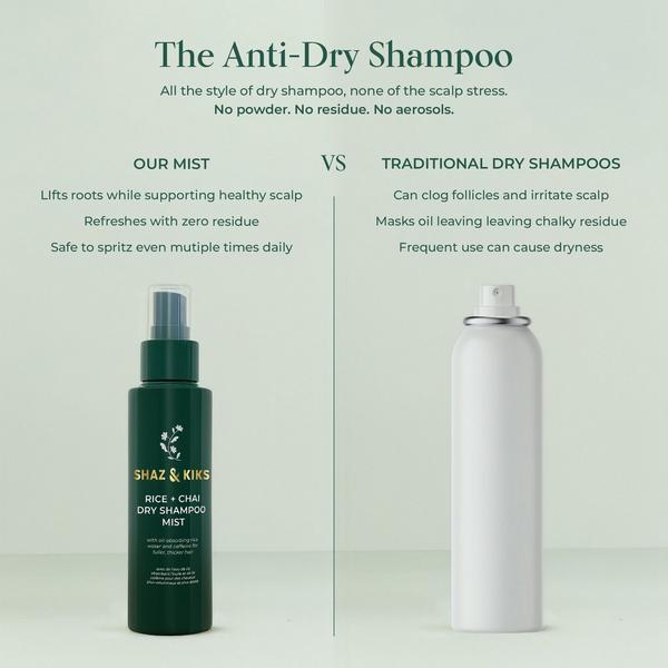 SHAZ & KIKS Rice + Chai Anti Dry Shampoo Mist #3