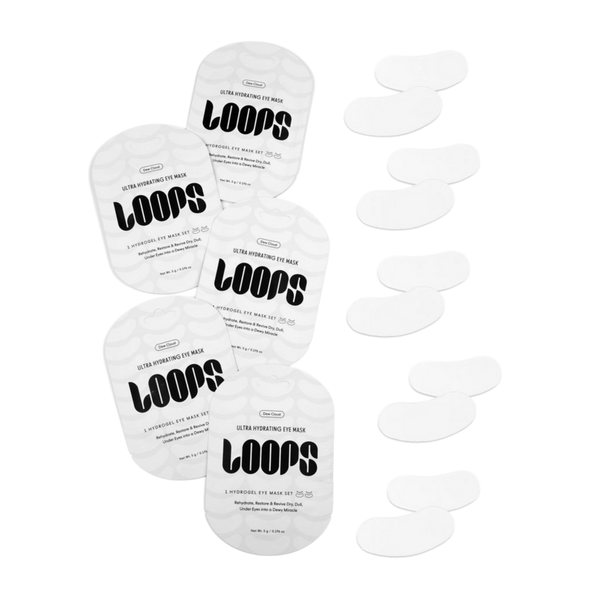 LOOPS Dew Cloud Ultra Hydrating Hydrogel Eye Mask Set #1