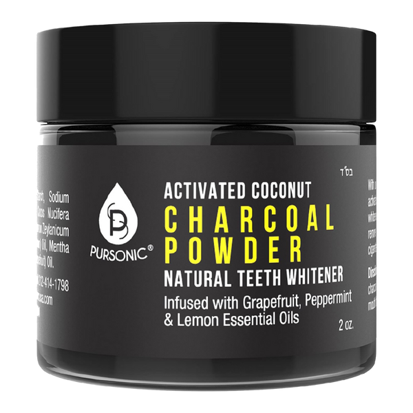 PURSONIC Activated Coconut Charcoal Powder Natural Teeth Whitener #1