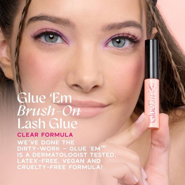 V by Velour Glue 'Em Brush-On Lash Glue #3