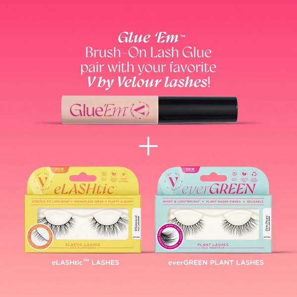 V by Velour Glue 'Em Brush-On Lash Glue #6