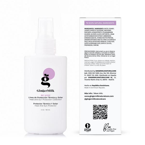 Ginger Milk Hair Heat and Sun Protector Hydrates and Prevents Frizz #7
