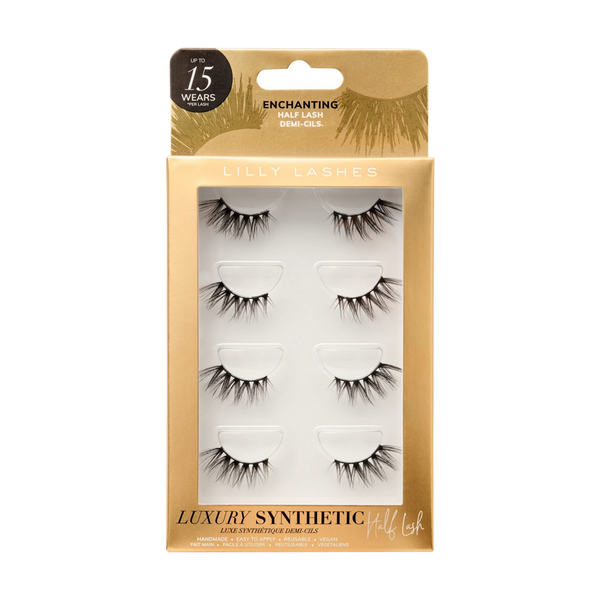 Lilly Lashes Luxury Synthetic Half Lashes 4-Pack #1