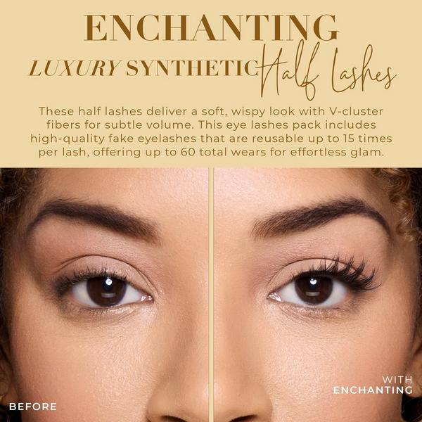 Lilly Lashes Luxury Synthetic Half Lashes 4-Pack #2