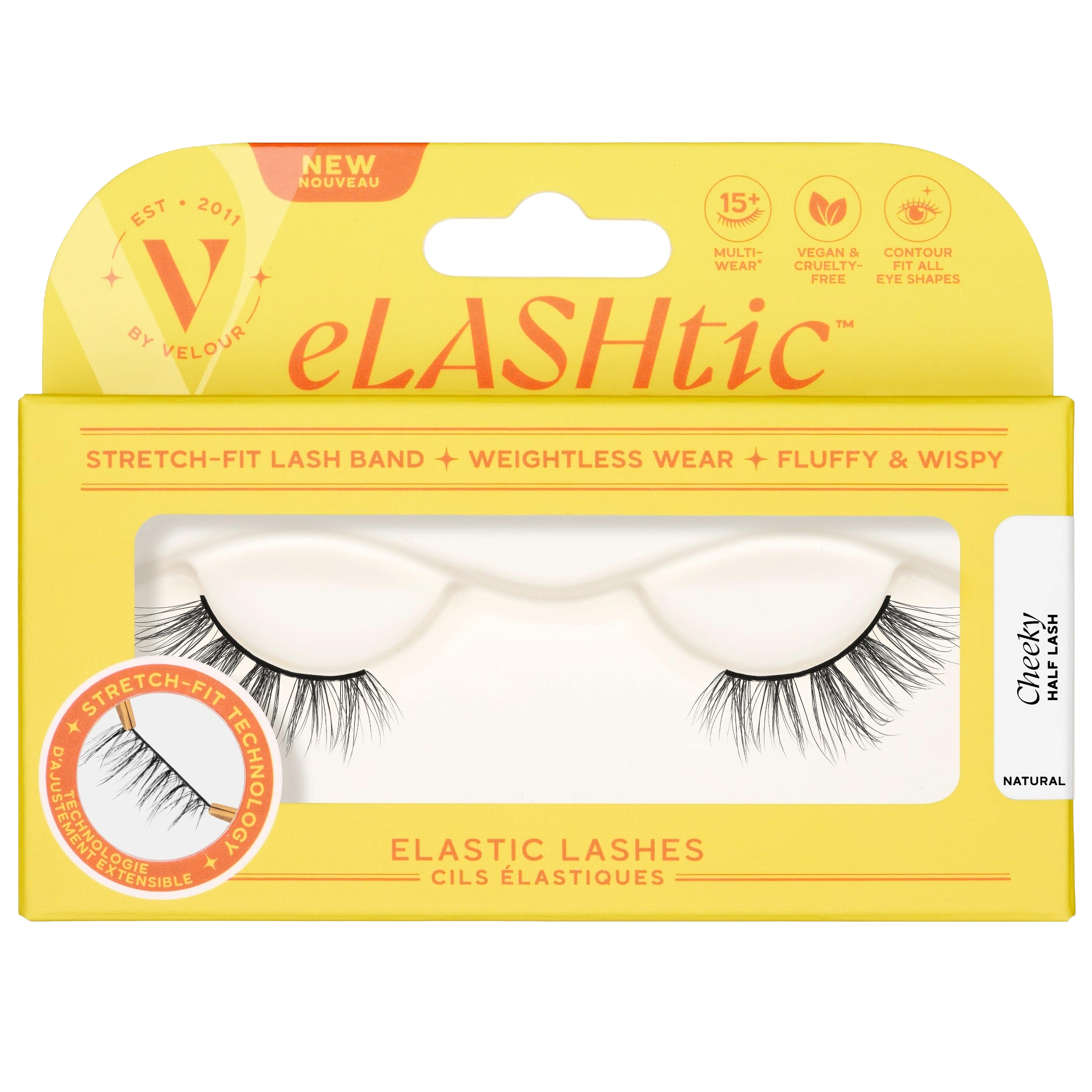 V by Velour eLASHtic Lashes INTERNATIONAL SHIPPING