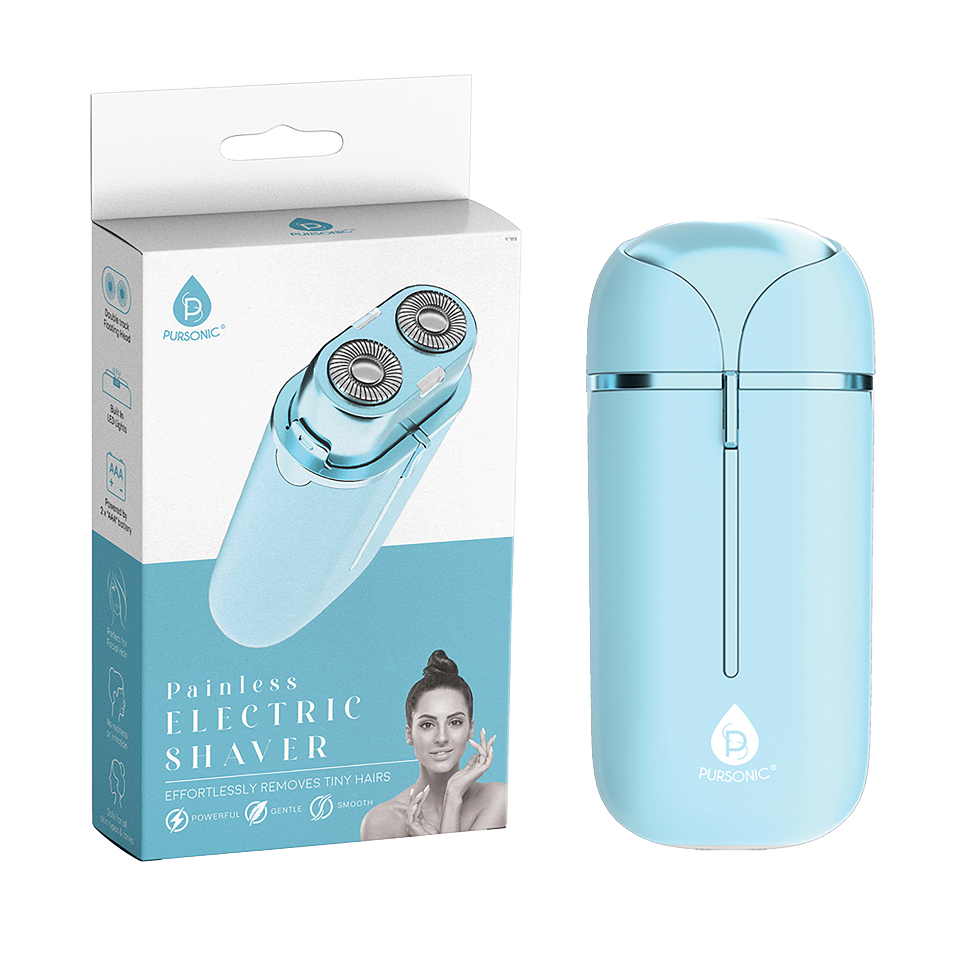 PURSONIC Painless Electric Shaver #1