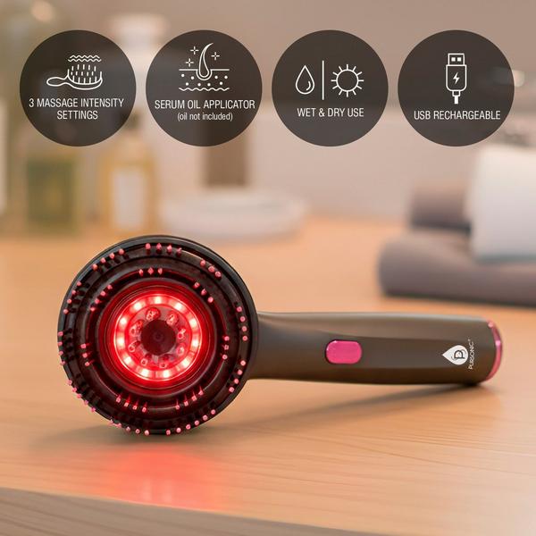 PURSONIC 3-in-1 LED Therapy Scalp & Hair Treatment Brush #2