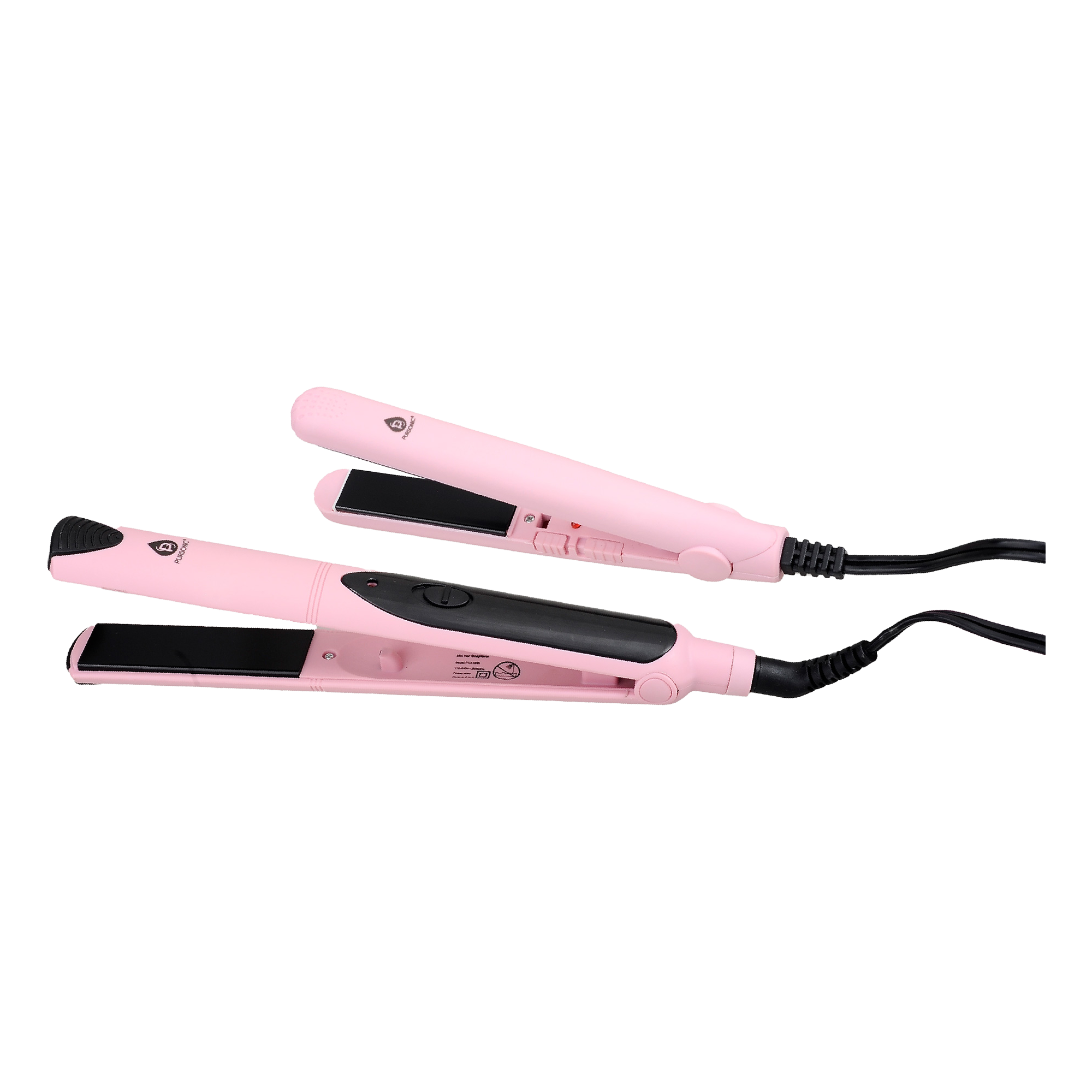 PURSONIC Professional Salon Quality Flat Iron Hair Straightener With A Free Travel Straightener #1