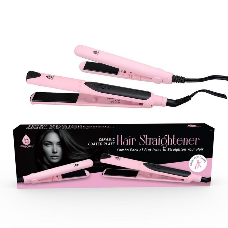 pink vibrating hair straighteners Hair Straightener (Rose Gold) main image 0