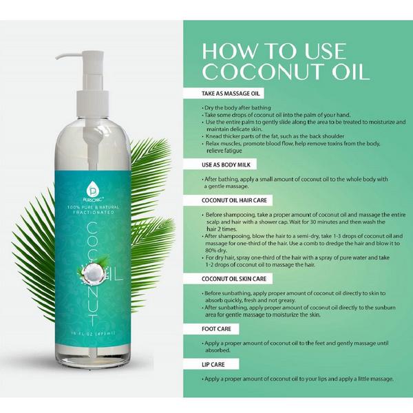PURSONIC 100% Pure & Natural Fractionated Coconut Oil #4
