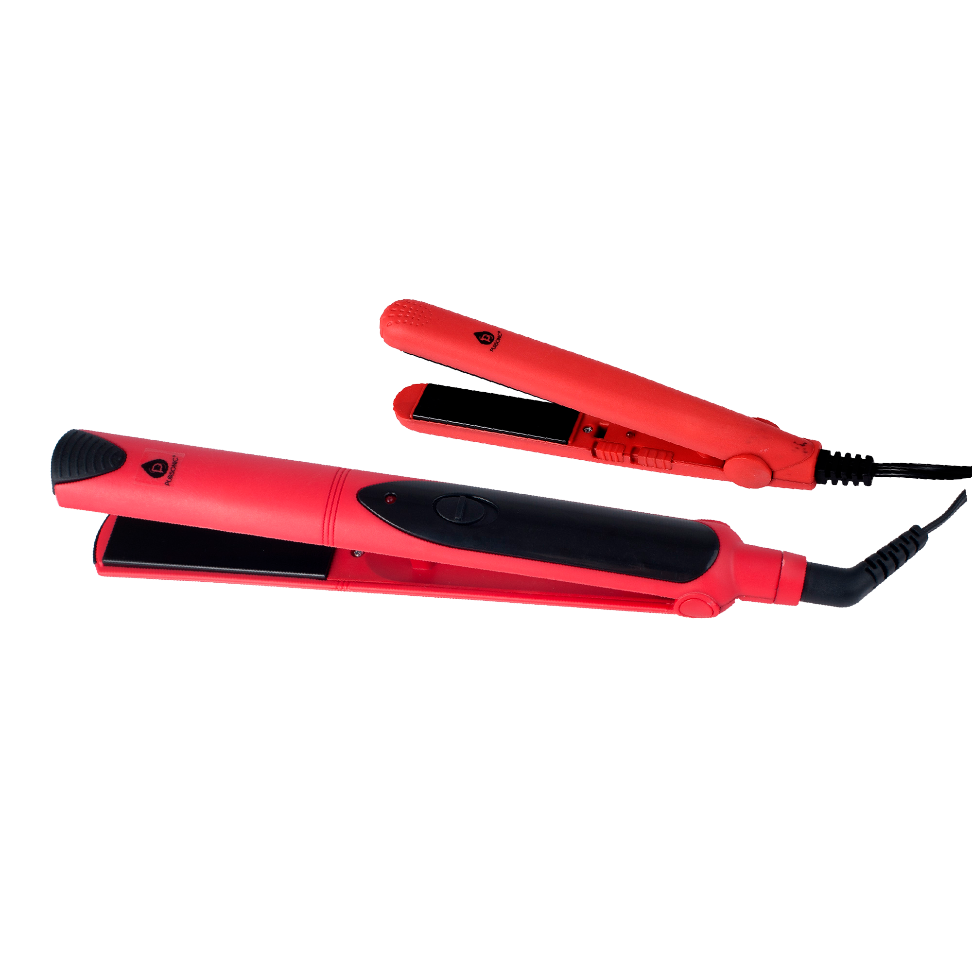 PURSONIC Professional Salon Quality Flat Iron Hair Straightener With A Free Travel Straightener #1