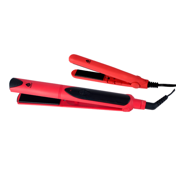 PURSONIC Professional Salon Quality Flat Iron Hair Straightener With A Free Travel Straightener #1