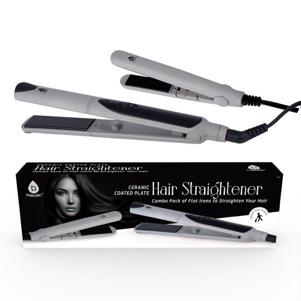 PURSONIC Professional Salon Quality Flat Iron Hair Straightener With A Free Travel Straightener #2