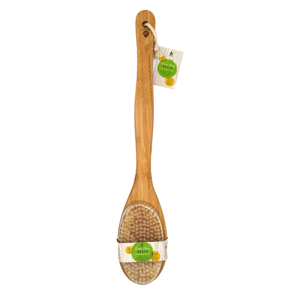 PURSONIC Bath Body Brush With Long Bamboo Handle #1