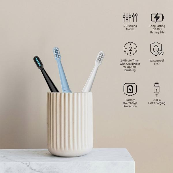 PURSONIC USB Rechargeable Electric Toothbrush with 12 Brush Heads #2