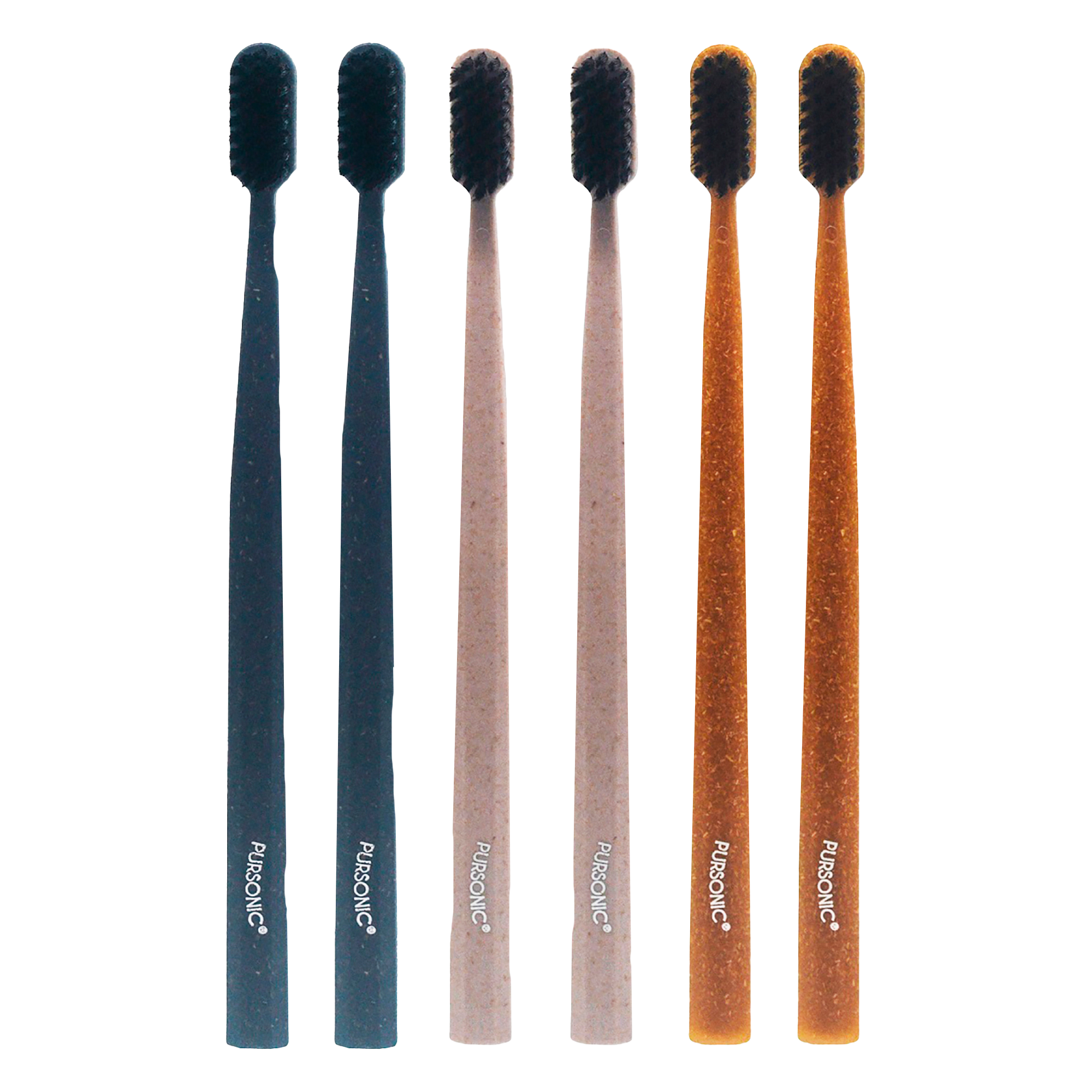 PURSONIC 100% Eco-friendly Cedarwood Toothbrushes #1