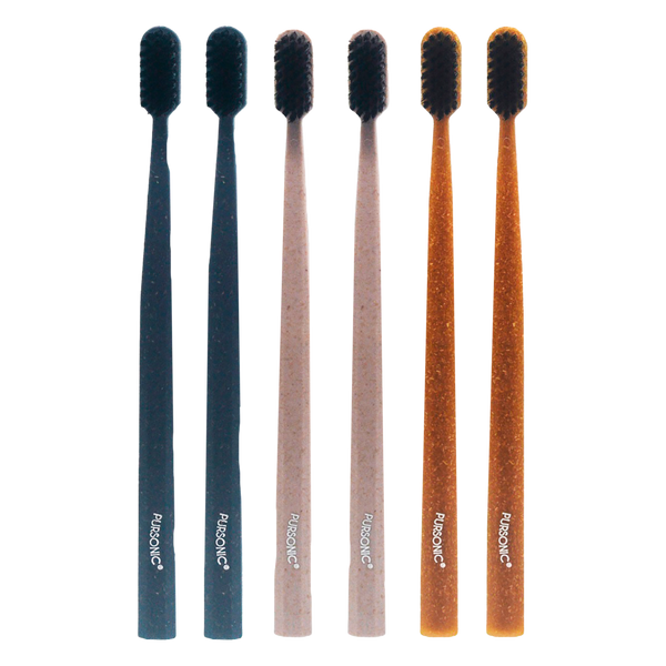 PURSONIC 100% Eco-friendly Cedarwood Toothbrushes #1