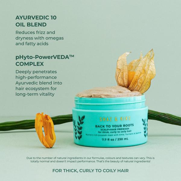 SHAZ & KIKS Scalp & Hair Prewash Mask for Thick, Curly to Coily Hair #4