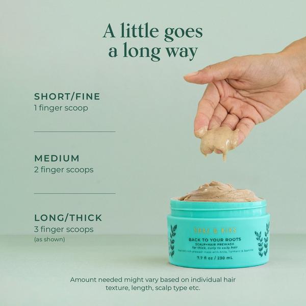 SHAZ & KIKS Scalp & Hair Prewash Mask for Thick, Curly to Coily Hair #6