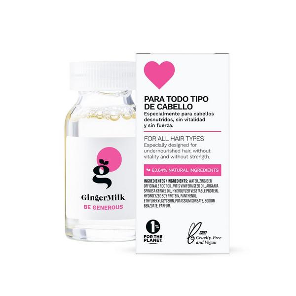 Ginger Milk Nutritive Ampoule with Proteins and Pro-Vitamin B5 #6