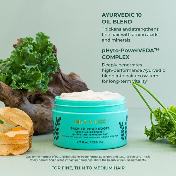 SHAZ & KIKS Scalp & Hair Prewash Hair Mask For Fine, Thin to Medium Hair #4