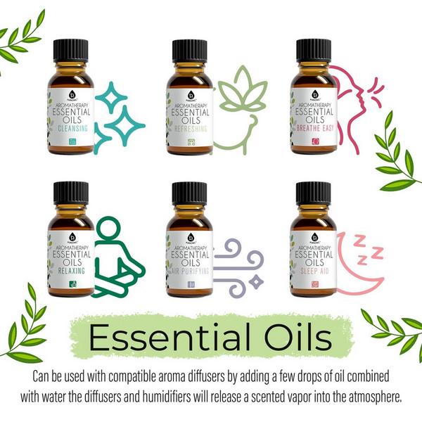 PURSONIC Aromatherapy Essential Oil Gift Set #2