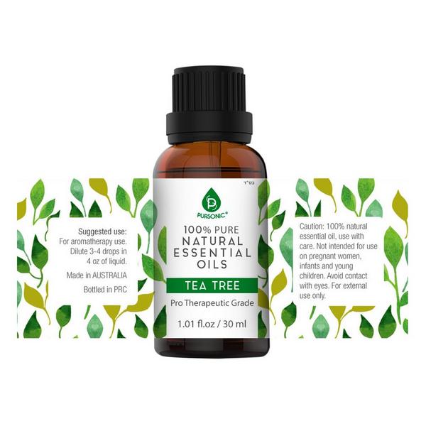PURSONIC 100% Pure & Natural Tea Tree Essential Oils #2
