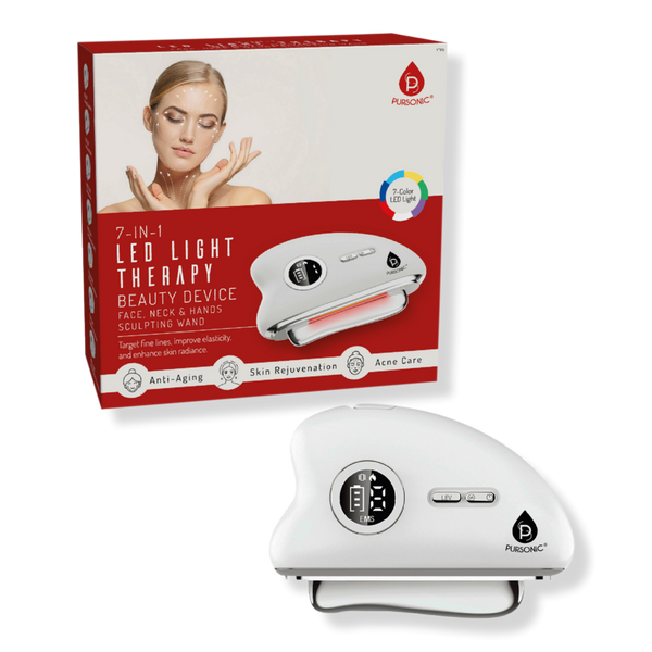PURSONIC 7-in-1 LED Light Therapy Beauty Wand #1