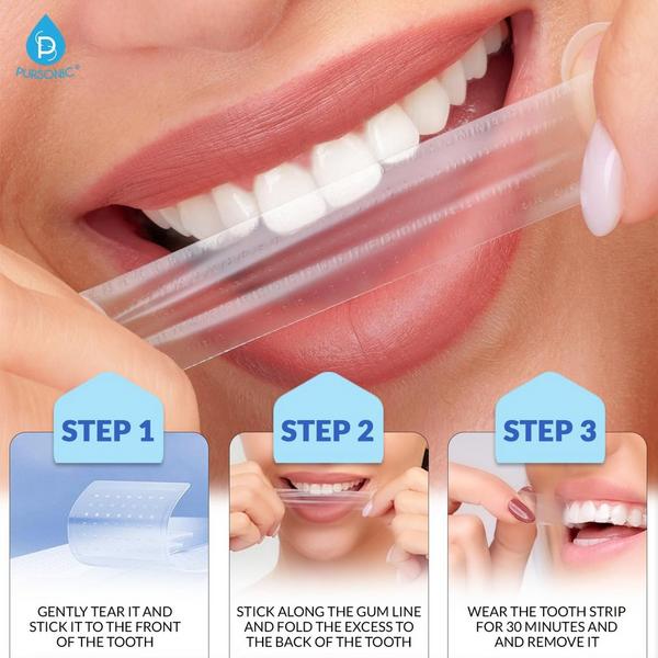 PURSONIC Rotary Electric Toothbrush, UV Sterilizer, V34 Serum, Whitening Strips, & Pens #5