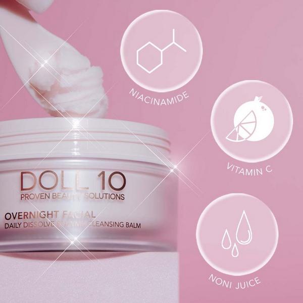 Doll 10 Overnight Facial Daily Dissolve Enzyme Cleansing Balm #3