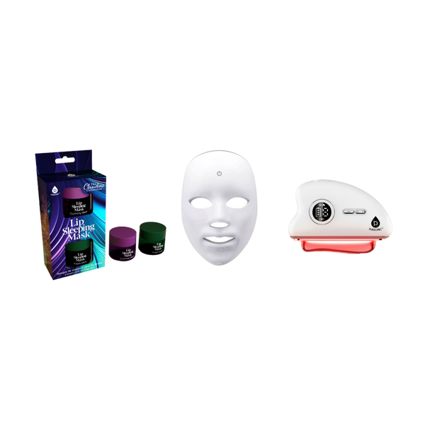 PURSONIC Complete 7-in-1 LED Light Therapy & Overnight Lip Care Collection #1