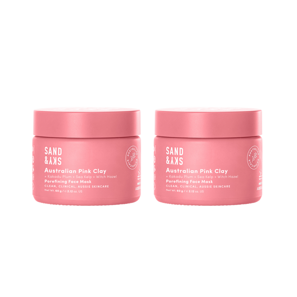 Sand and Sky Australian Pink Clay Mask Besties Kit #1