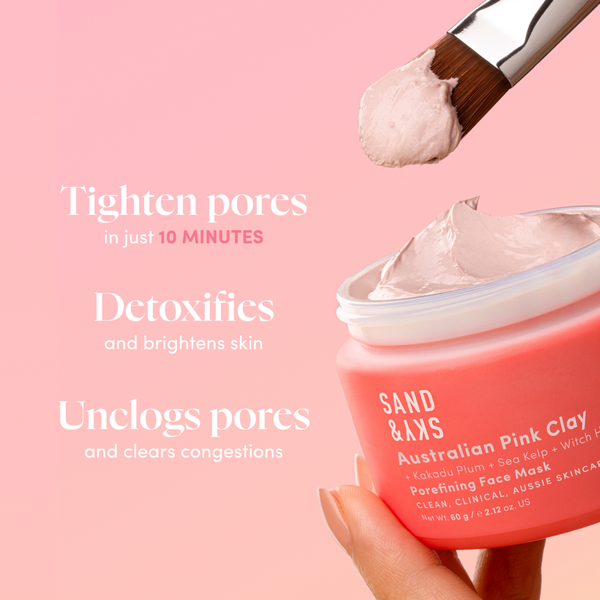 Sand and Sky Australian Pink Clay Mask Besties Kit #2