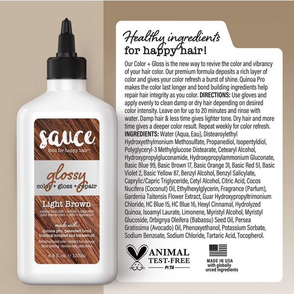 Sauce Beauty Glossy Color+Gloss+Repair #6