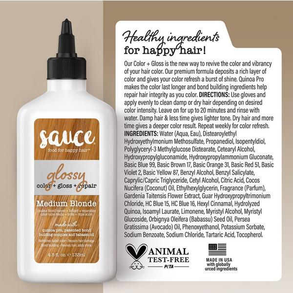 Sauce Beauty Glossy Color+Gloss+Repair #7