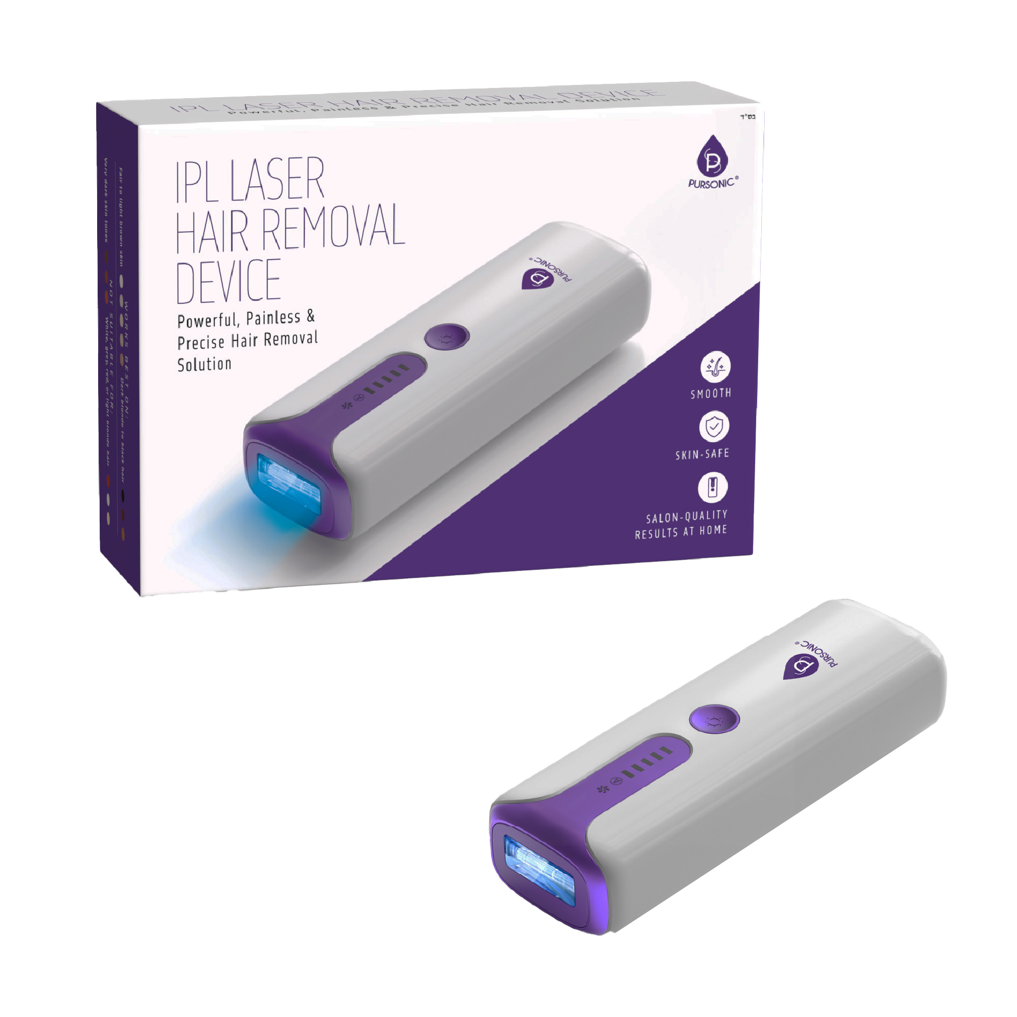 PURSONIC IPL Laser Hair Removal Device #1