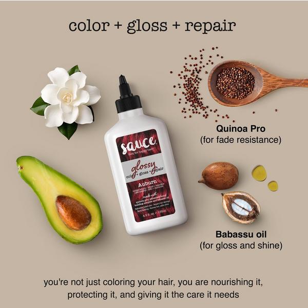 Sauce Beauty Glossy Color+Gloss+Repair #4