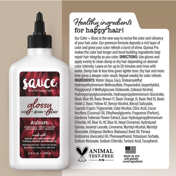 Sauce Beauty Glossy Color+Gloss+Repair #8