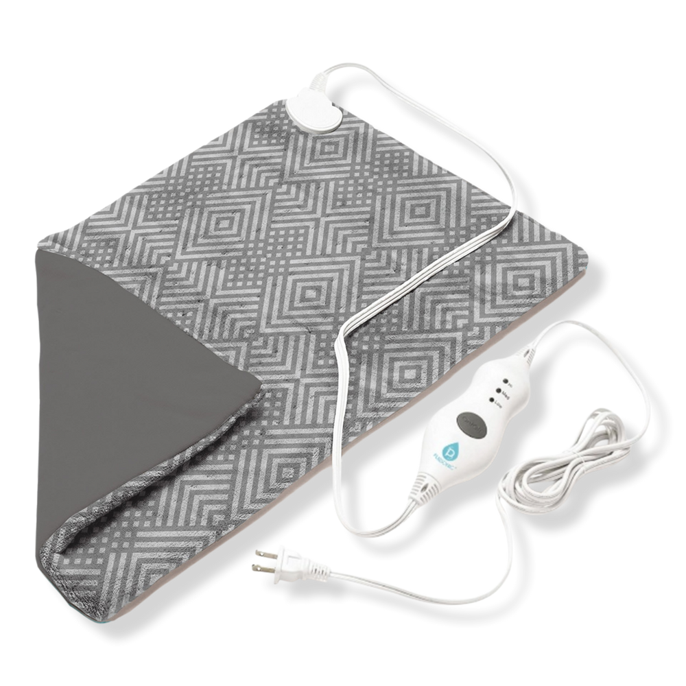 PURSONIC Extra Large Electric Heating Pad - Grey