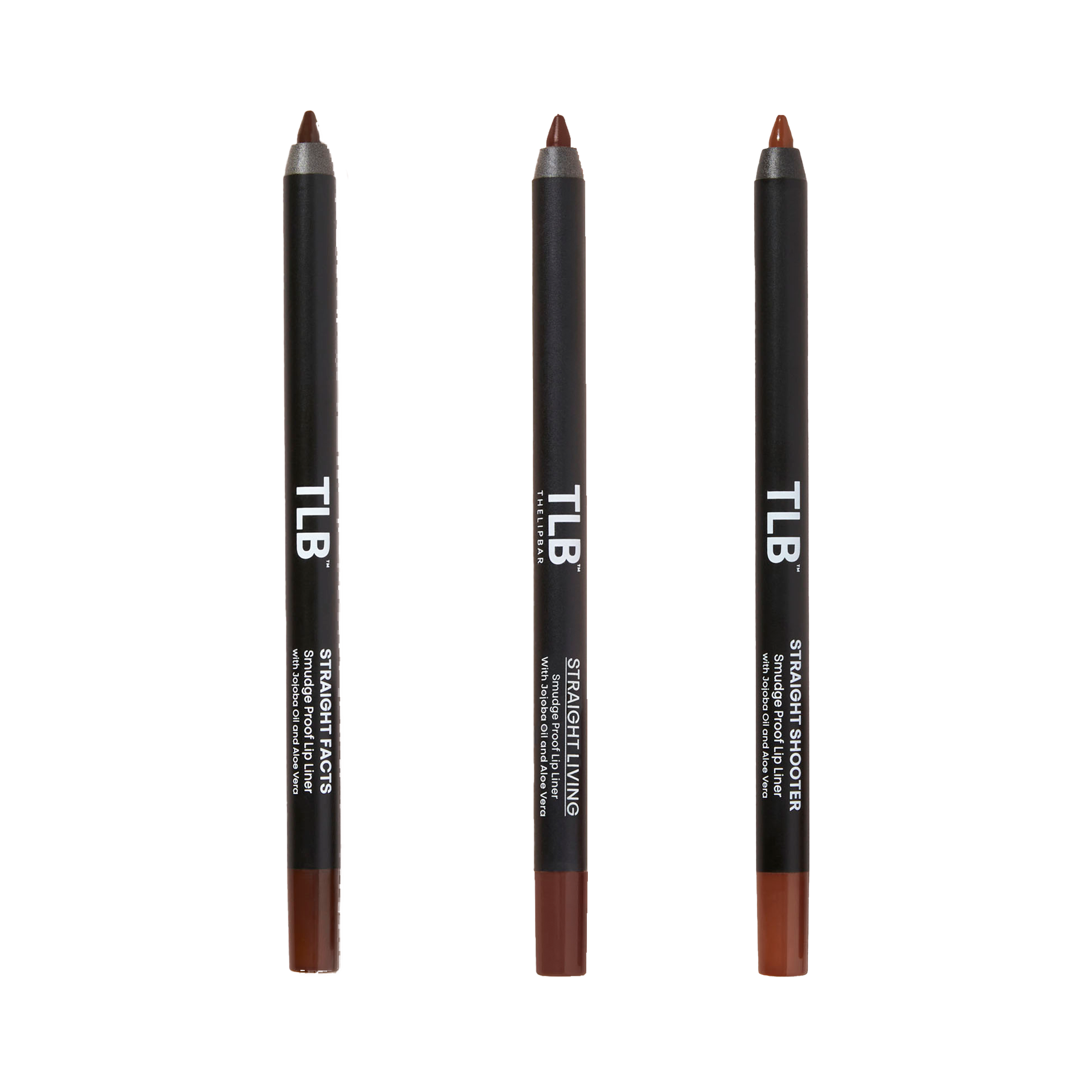 The Lip Bar Straight Line Creamy Lip Liner Trio Set #1