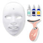 PURSONIC 7-in-1 LED Face Mask + Sculpting Wand + Anti-Aging Serum Set