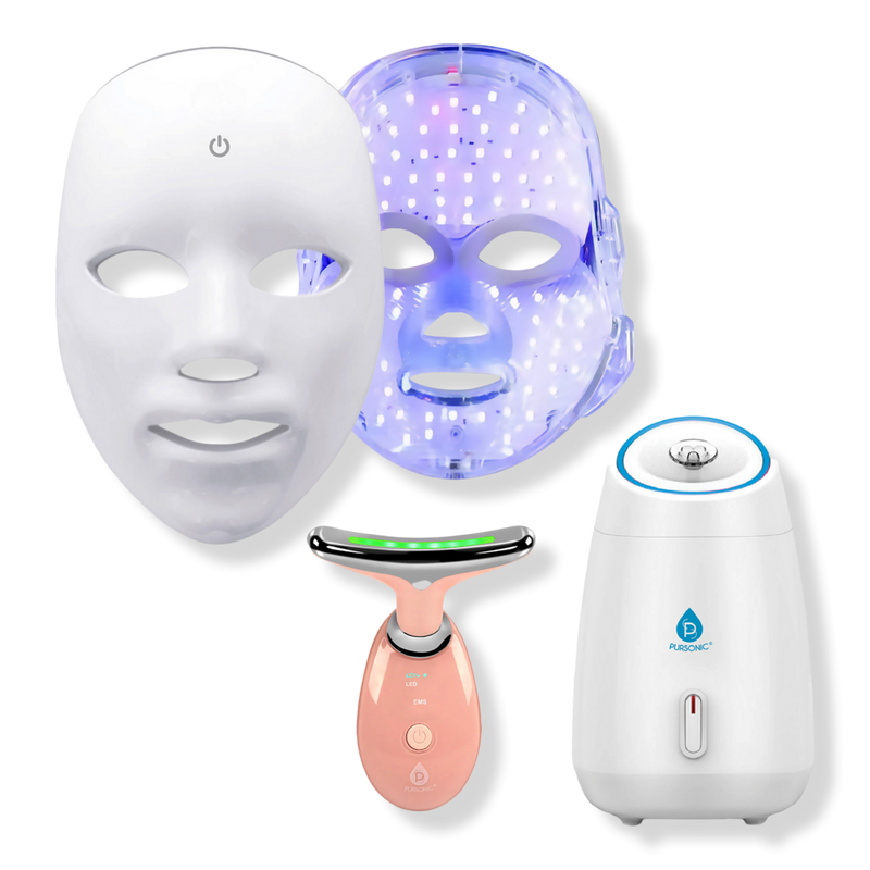 PURSONIC - 3-in-1 LED Light Therapy Facial Spa Bundle | Ulta Beauty