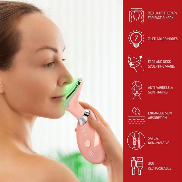 PURSONIC 3-in-1 LED Light Therapy Facial Spa Bundle #3